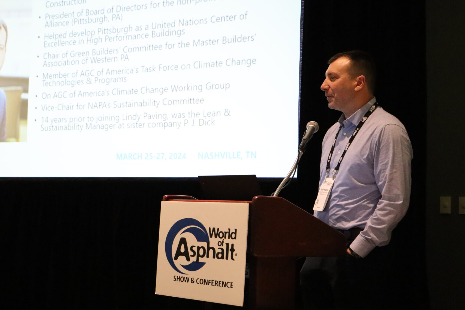 World of Asphalt, AGG1 Shatter Records National Asphalt Pavement