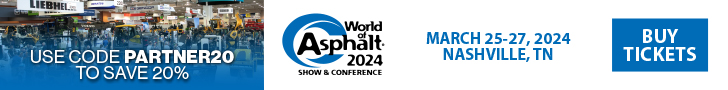 Use code PARTNER20 to save 20 percent on World of Asphalt registration.