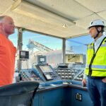 Rep. David Valadao (C-22) visited Granite Construction in March