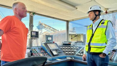 Rep. David Valadao (C-22) visited Granite Construction in March